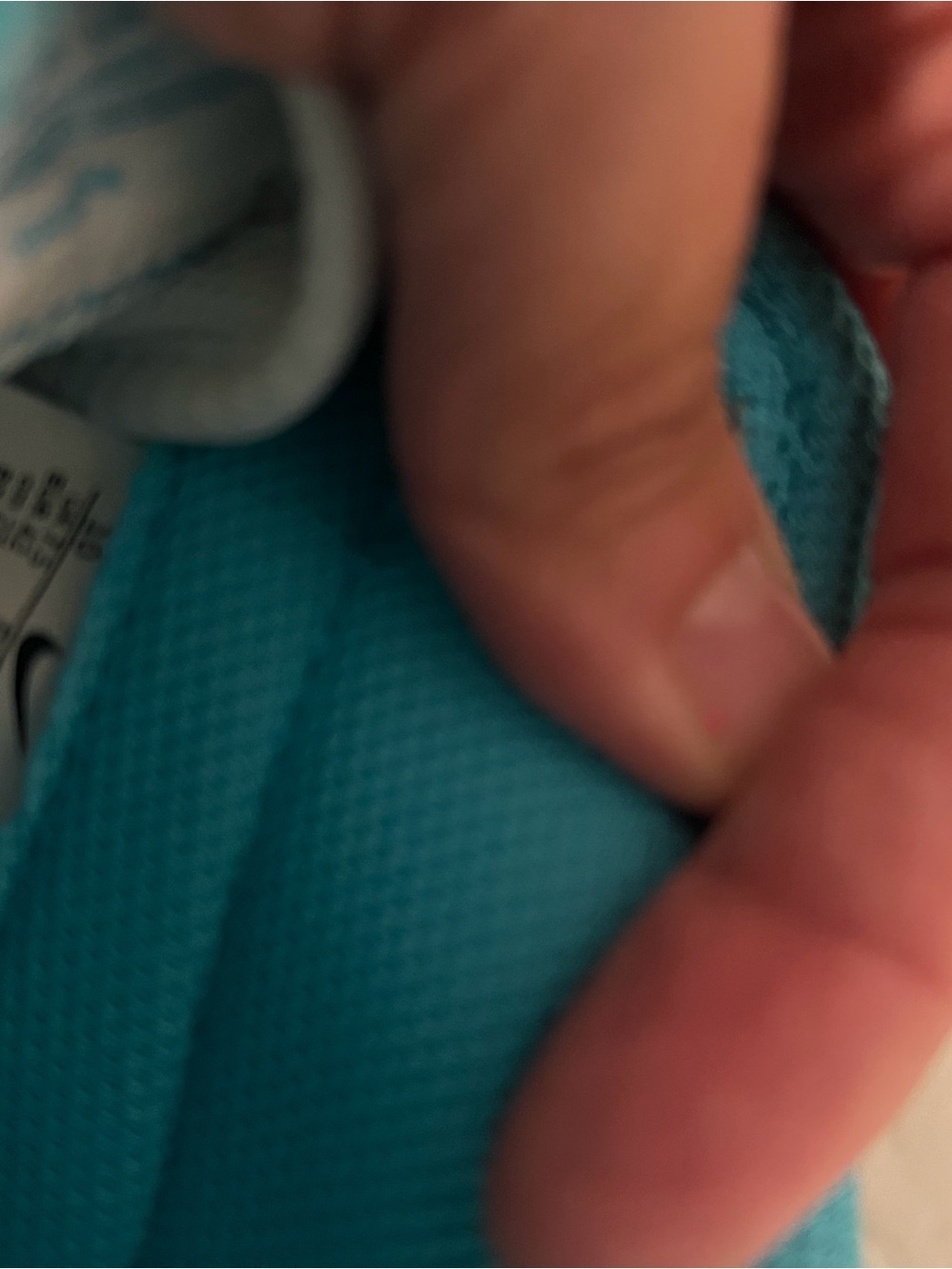 Nike women’s ' Turquoise and White Low-Top wSneakers - Picture 5 of 5